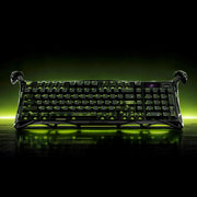 GravaStar Mercury K98 Pro Phantom Black keyboard, front view