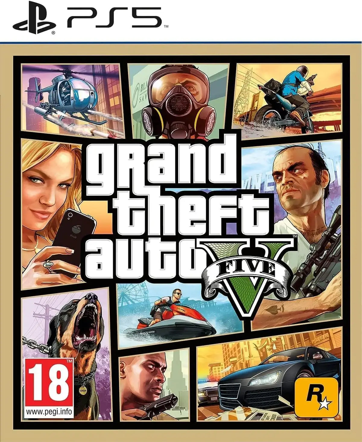 Grand Theft Auto V Premium Edition PS5 game cover
