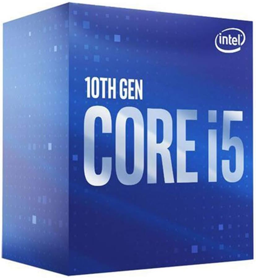 Intel Core i5-10400F Desktop Processor 6 Cores up to 4.3 GHz Without Processor Graphics LGA 1200 (Intel 400 Series chipset) 65W