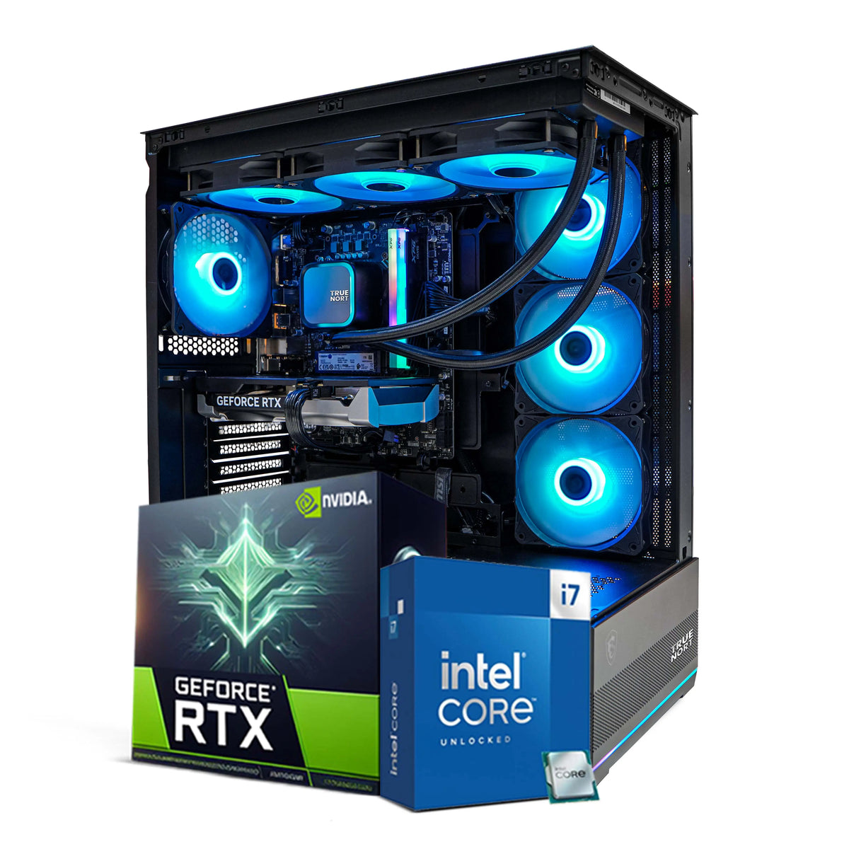 Infinite Gaming PC UAE with RTX 5070 and RGB black case