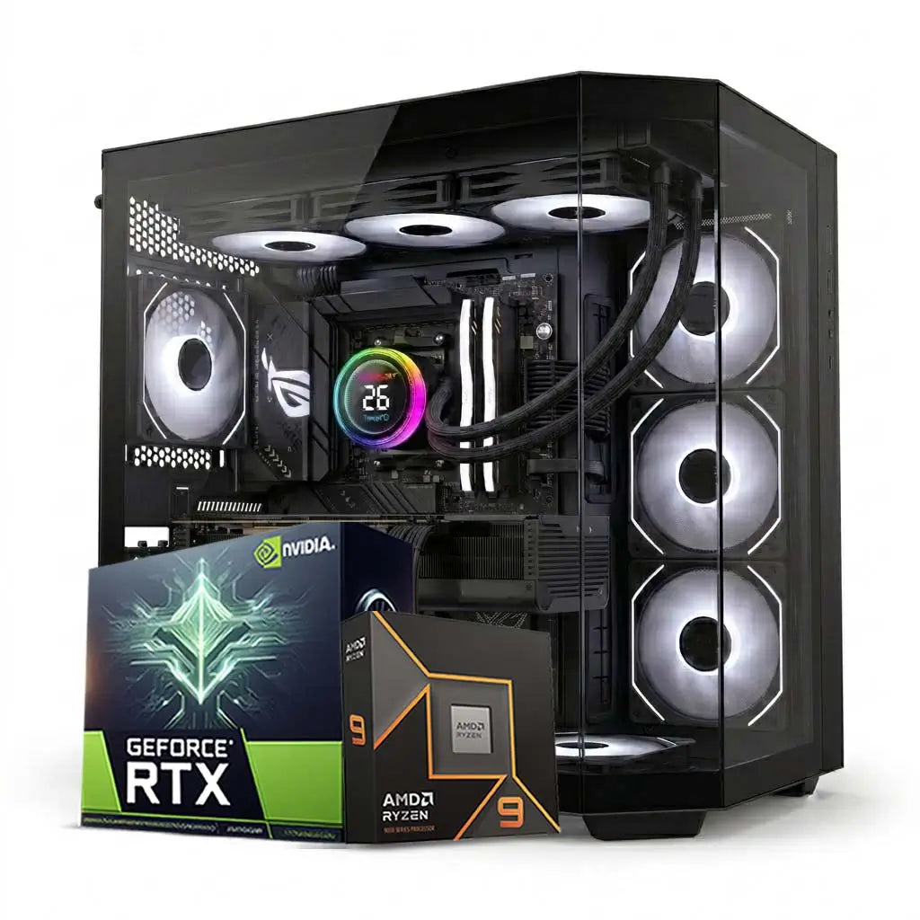 Ironclad gaming PC with Ryzen 9 9900X and RTX 5080 