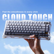 GravaStar Mercury K1 Gradient White 75% wireless mechanical keyboard