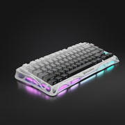 GravaStar Mercury K1 Gradient White keyboard top view