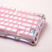 GravaStar Mercury K1 Sakura Pink keyboard top view