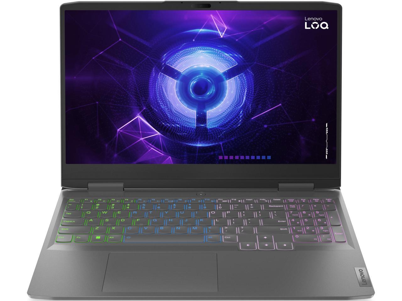 Lenovo LOQ Gaming Laptop 15IRH8 15.6” FHD 144Hz Display Intel Core i5-13420H NVIDIA RTX 2050 4GB GDDR6, SSD, Wi-Fi 6, Windows 11 Home, Storm Grey