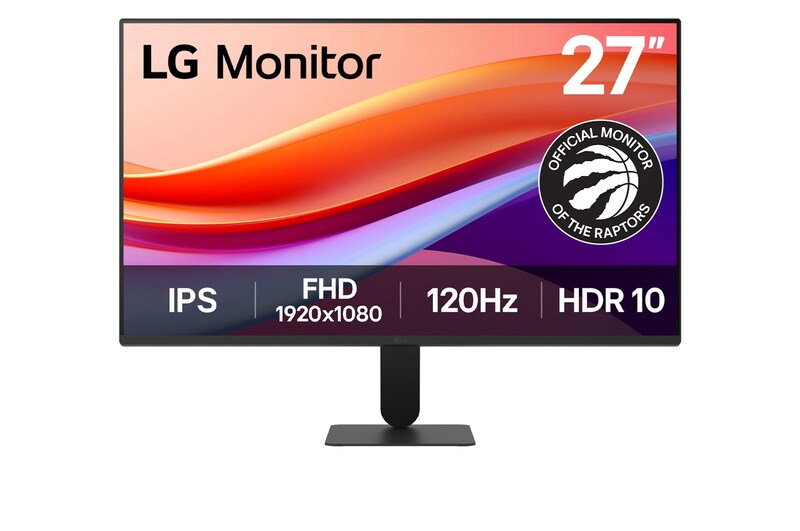 LG 27U411A-B 27-inch FHD IPS 120Hz monitor front view