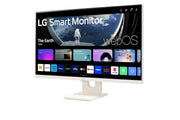 LG MyView 27U511SA-W white smart monitor side view