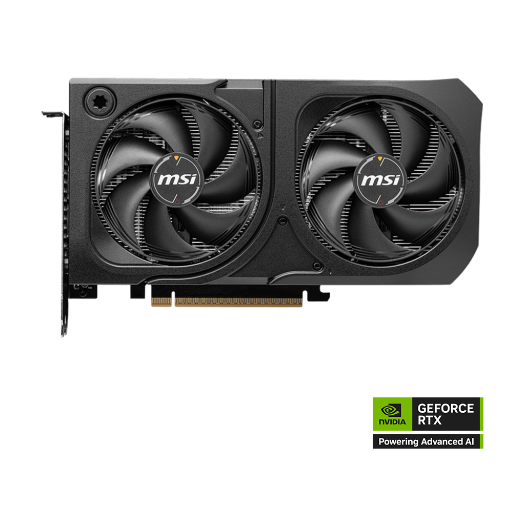 MSI GeForce RTX 5060 Ti 16G SHADOW 2X OC PLUS graphics card front view