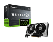 MSI GeForce RTX 5060 8G VENTUS 2X OC V1 graphics card with retail box