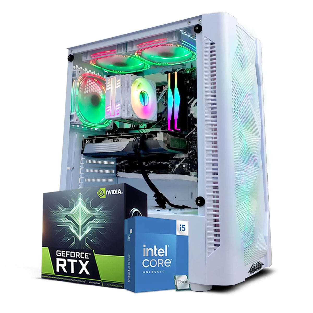 Neon Gaming PC with Intel Core i5-12400F, RTX 3050 8GB, 16GB RAM and 512GB SSD in UAE