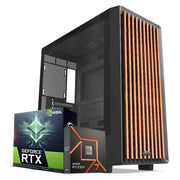 Neuron Gaming PC, AMD Ryzen 7 7700, NVIDIA GeForce RTX 5060 Ti 8GB Graphics, 16GB DDR5 RAM, 1TB NVMe SSD, Windows 11 Pro, RGB Black Wood Gaming Case