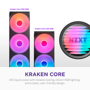 NZXT Kraken Core 360 RGB F360 RGB Core fan design