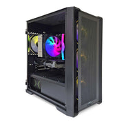 Gaming desktop with Intel i5-12400F processor and 16GB RAM