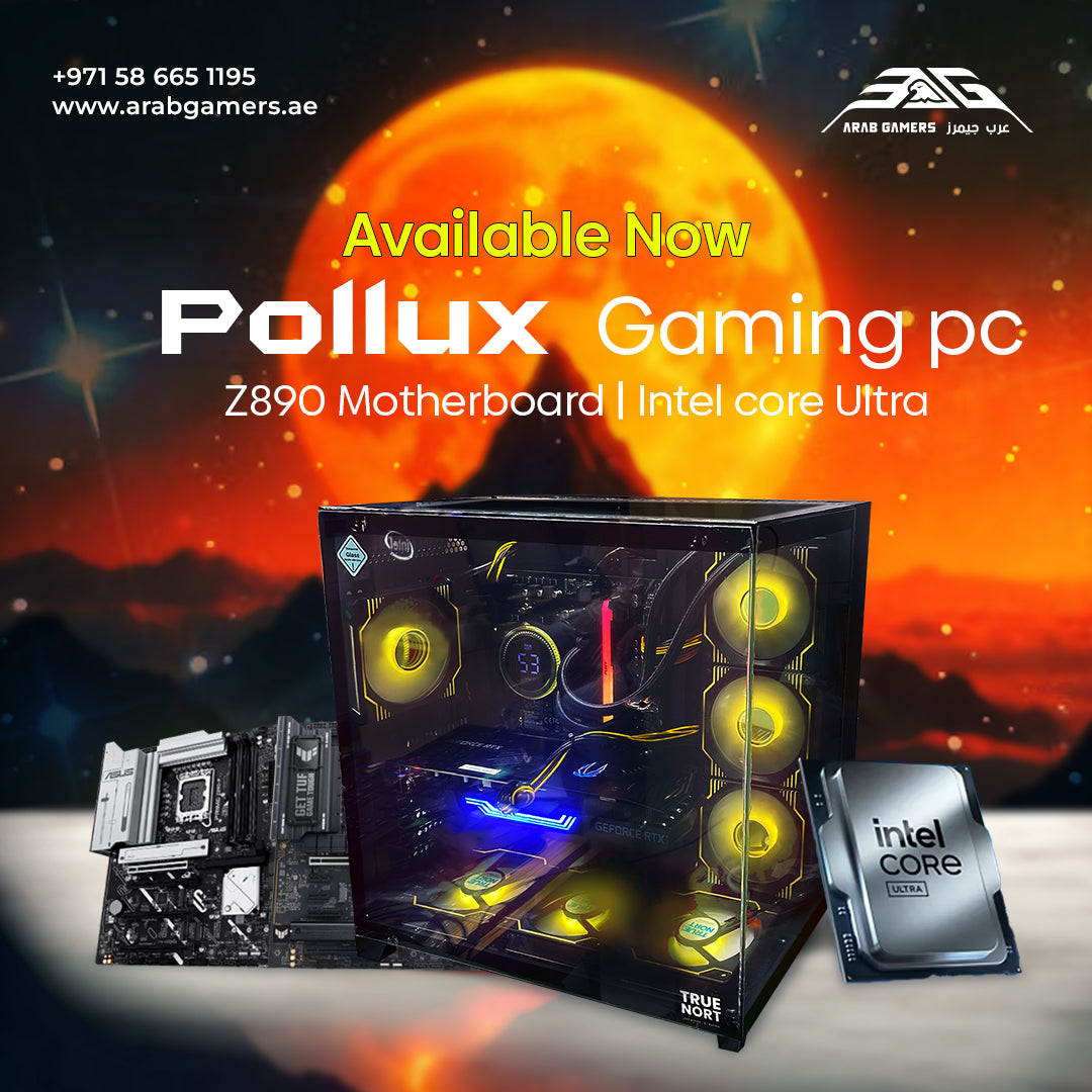 Pollux Latest 2024 Gaming PC, Intel Core Ultra 7 265K, RTX 4070 12GB Graphics, 16GB RAM, 1TB SSD, 360mm Liquid Cooler, Windows 11 Pro, Black Case