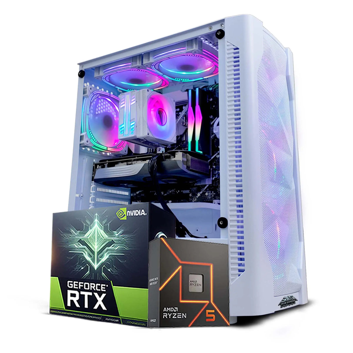 Prebuilt gaming PC UAE with Ryzen 5 5500 and RTX 3050 in Dubai, Abu Dhbaim Sharjah, Ajman