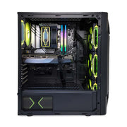 Prebuilt gaming PC UAE with Ryzen 5 processor, Windows 11 Pro, and RGB black case.