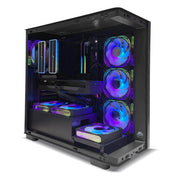 Racing Ready Combo Gaming PC, Intel Core i5-14400F, NVIDIA GeForce RTX 5060 8GB Graphics Card, RGB 32GB DDR5 RAM, 1TB PCIe NVMe M.2 SSD, Windows 11 Pro, RGB Black Gaming Case
