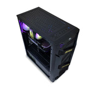 RGB black gaming PC Dubai for gaming streaming and productivity