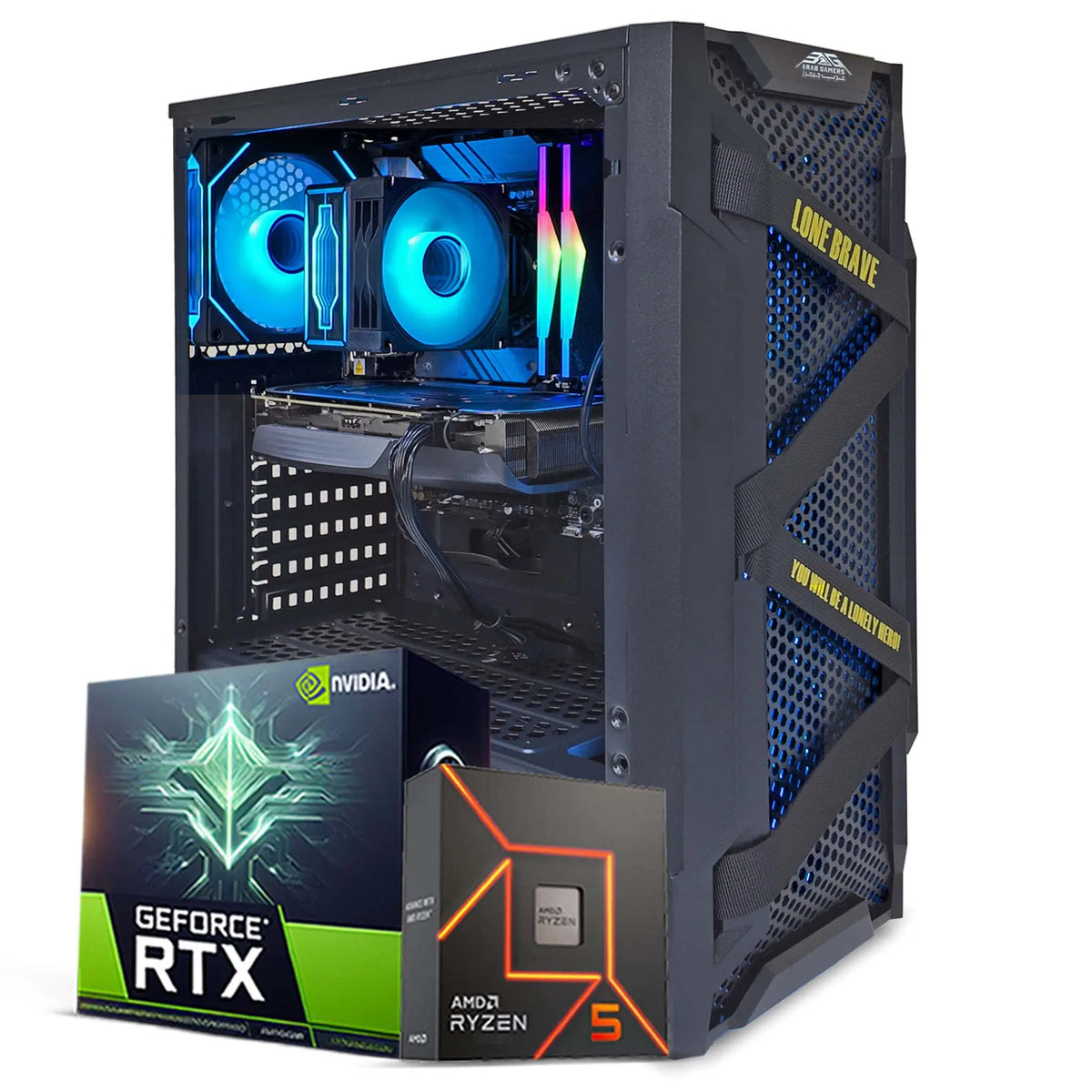 RTX 3050 8GB gaming desktop PC for 1080p gaming in UAE