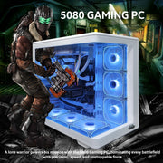 White RGB Gaming PC RTX 5080 32GB RAM 2TB SSD UAE