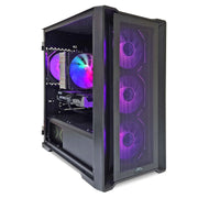 Racing Gaming PC Set, AMD Ryzen 5 9600X, NVIDIA GeForce RTX 5060 Ti 8GB Graphics Card, RGB 16GB DDR5 RAM, 1TB PCIe NVMe M.2 SSD, Windows 11 Pro, RGB Black Gaming Case