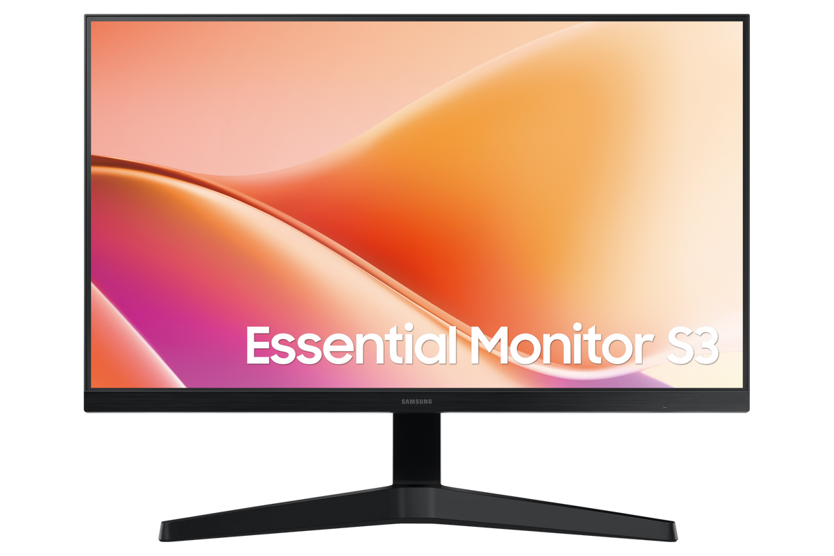 Samsung Essential Monitor S3 S24F330EAM 24-inch Full HD 100Hz monitor front view
