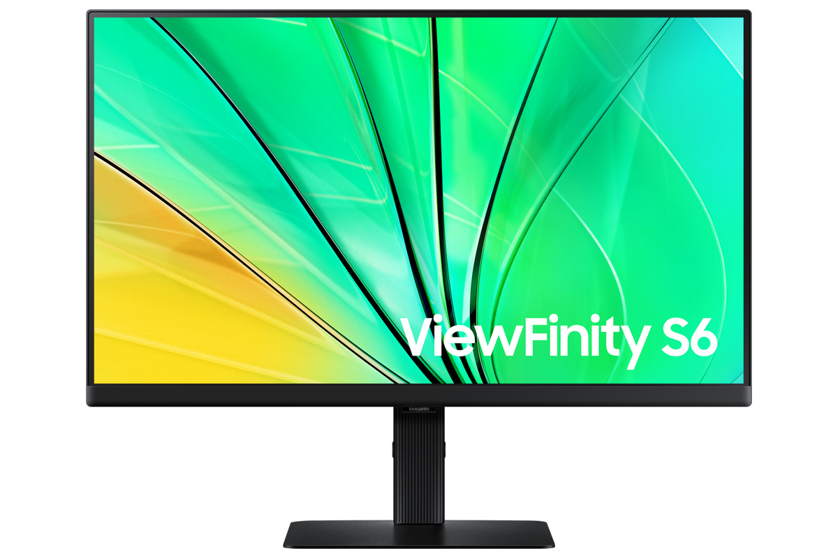 Samsung ViewFinity S6 S32D606EAM 32-inch QHD 100Hz monitor front view