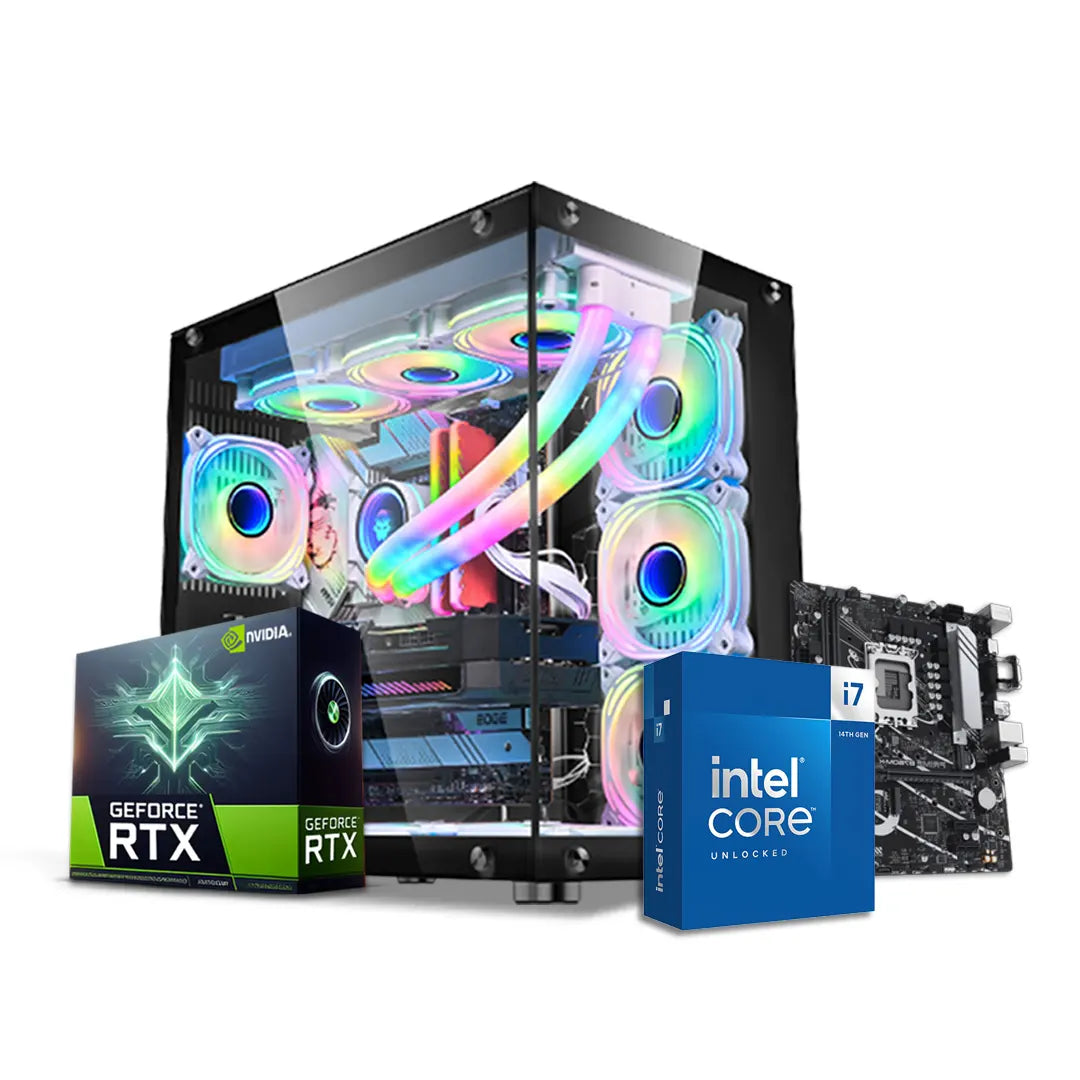 Snowstorm Gaming PC Intel Core i7-14700K, ASUS RTX 4070Ti, 32GB  RAM, 1TB SSD, Windows 11 Pro 64Bit