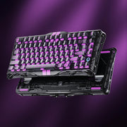 GravaStar Mercury V75 Lite Transparent Black keyboard side view