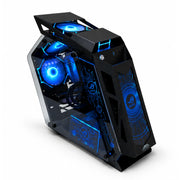 WebKnight Gaming PC, Intel Core i5-14400F, GeForce RTX 5060 8GB Graphics Card, RGB 16GB DDR5 RAM, 1TB NVMe SSD, Windows 11 Pro, RGB Black Gaming Case