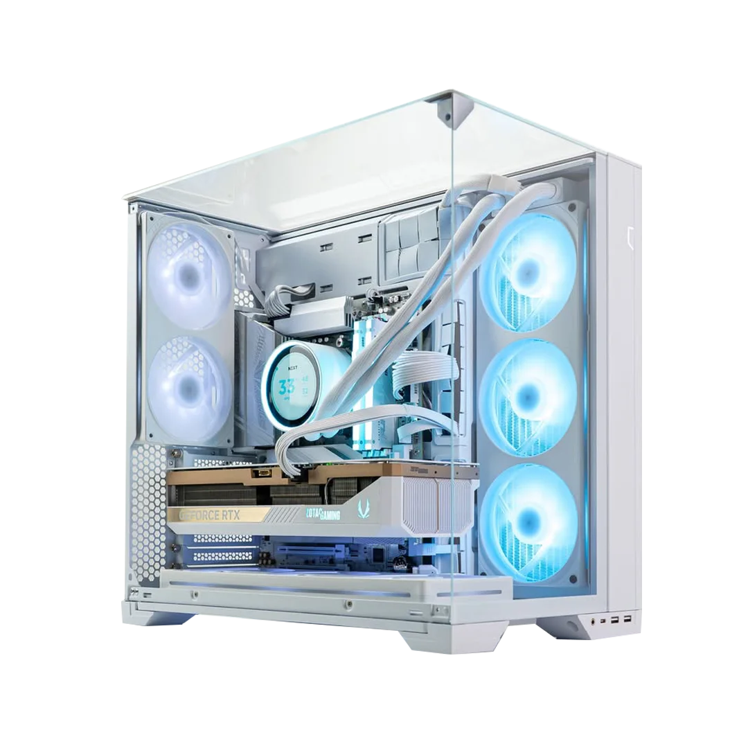 White Nova Gaming PC with i7‑14700F and RTX 5070 – Premium Gaming Desktop UAE