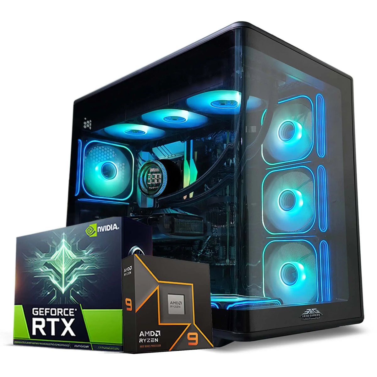 Workstation PC UAE with Ryzen 9 9900X3D and RTX 5070 Ti 16GB