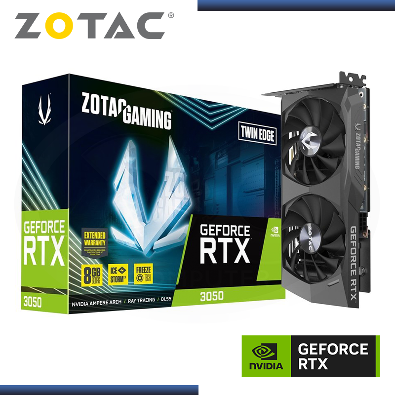 Zotac GAMING GeForce RTX 3050 Twin Edge 8GB Graphics Card