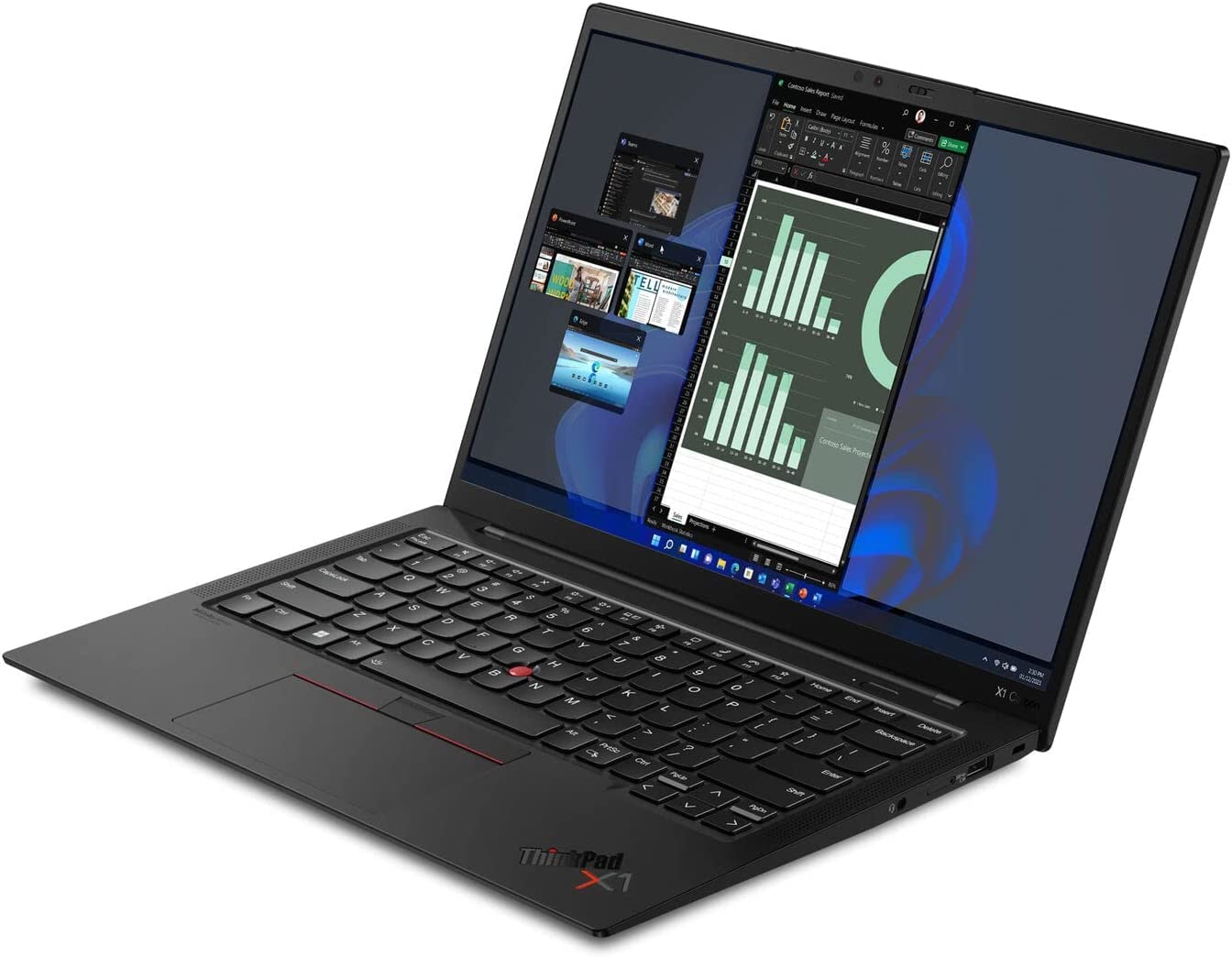 Lenovo ThinkPad X1 Carbon Gen10, Core i7-1260P, 16GB, 512GB SSD, Win 11