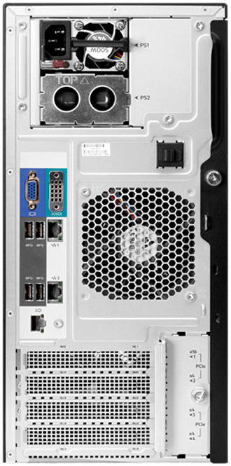 HPE ProLiant ML30 Gen10 Plus tower server with one Intel® Xeon®
