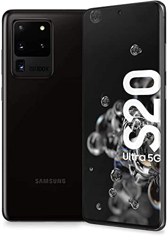 Samsung S20 Ultra 5G Factory Unlocked SM-G988U1 Cosmic Black 12 GB RAM 256 GB Memory