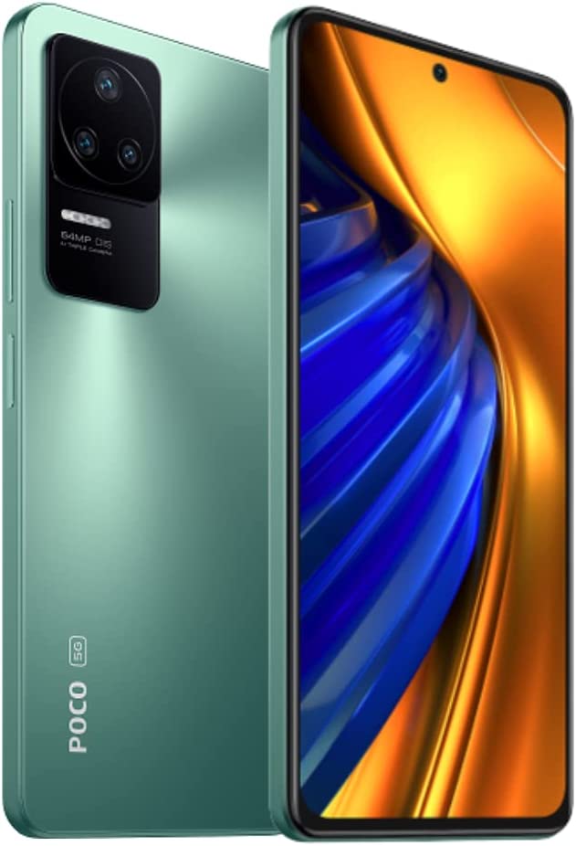 Xiaomi POCO F4 5G Nebula Green 8GB RAM, 256 Storage 120 Hz 6.67” AMOLED DotDisplay Snapdragon 8 with 5G 64MP main camera with OIS 67W turbo charging
