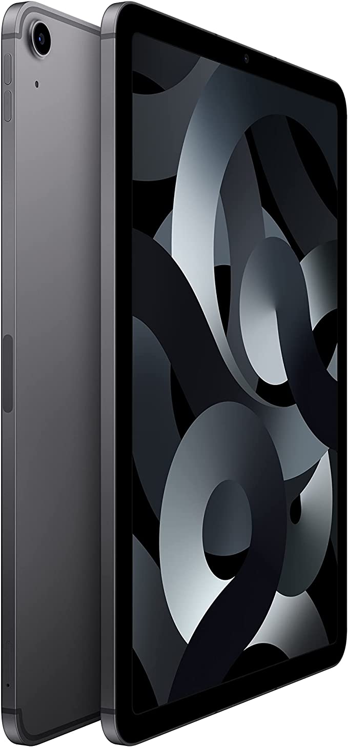 Apple 2022 10.9-inch iPad Air (Wi-Fi + Cellular, 256GB) - Space Grey (5th Generation)