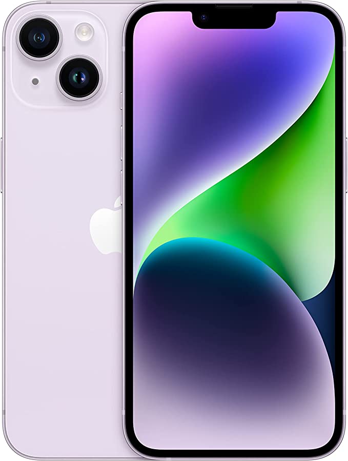 New Apple iPhone 14 (128 GB) - Purple  (KSA specs)