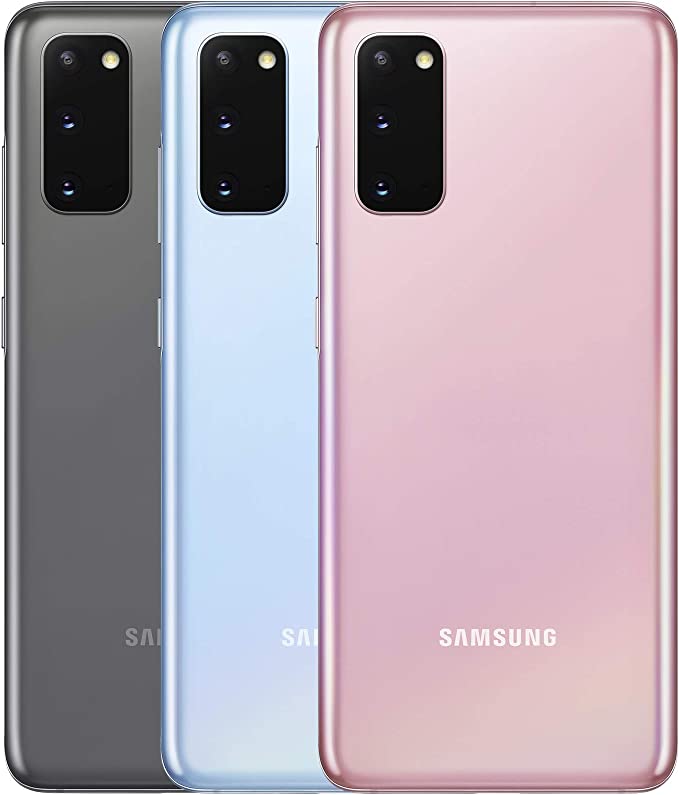 Samsung Galaxy S20 5G Mobile Phone; Sim Free Smartphone - Cloud Pink, (UK Version)
