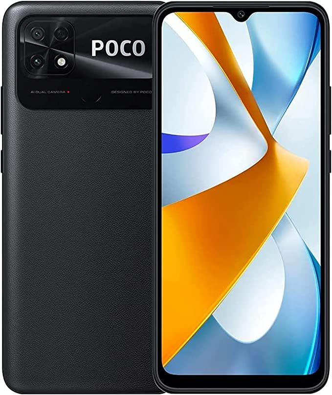 Xiaomi POCO C40 6.71 Inch HD+ Dot Drop Display Dual SIM Power Black 4GB RAM 64GB 4G LTE