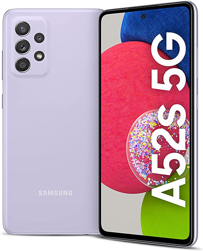 Samsung Galaxy A52S 5G Dual Sim Smartphone, 128GB Storage (Uae Version), Awesome Violet