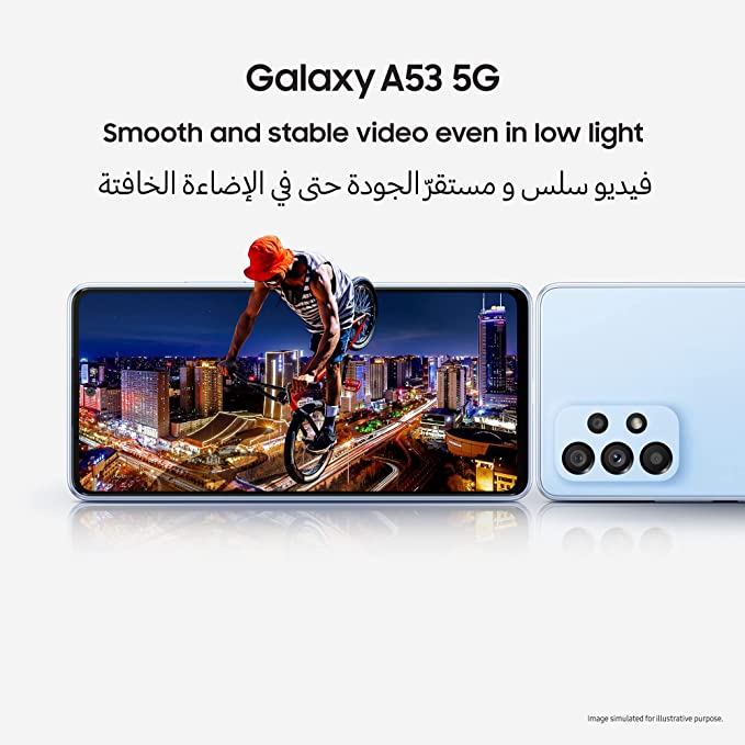 Galaxy A53 Dual SIM Awesome Black 8GB RAM 128GB 5G - Middle East Version