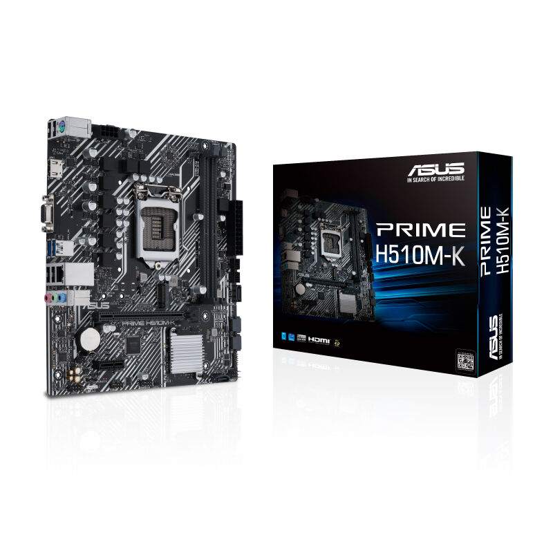 Asus Prime H510M-K Intel (LGA 1200) Micro ATX Motherboard | 90MB17N0-M0EAY0