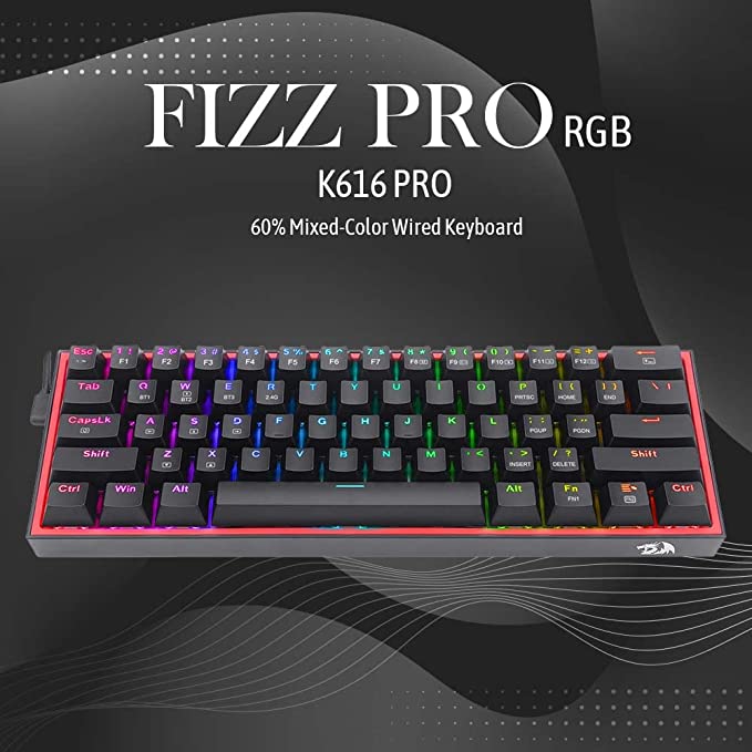 Redragon Fizz Pro K616-RGB Mechanical Gaming Keyboard