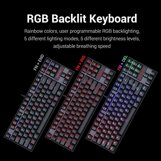 Redragon K552-Rgb Mechanical Gaming Keyboard