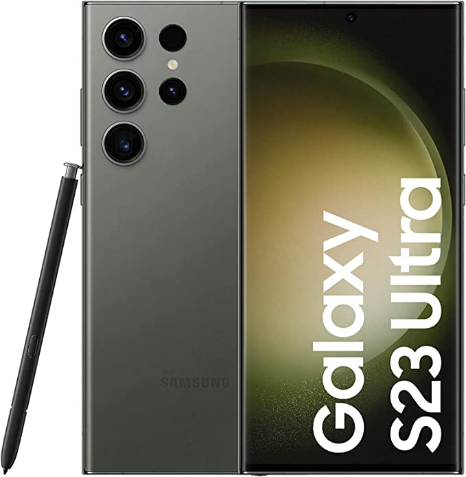 Samsung Galaxy S23 Ultra, 256GB, Green, UAE Version, 5G Mobile Phone, Dual SIM, Android Smartphone,(UAE Version)