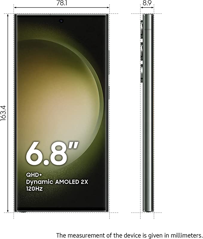 Samsung Galaxy S22 Ultra 5G Mobile Phone 512GB Dual SIM Android Smartphone Green (UAE Version)