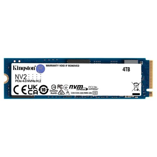 Kingston NV2 4TB PCIe 4.0 NVMe SSD | SNV2S/4000G