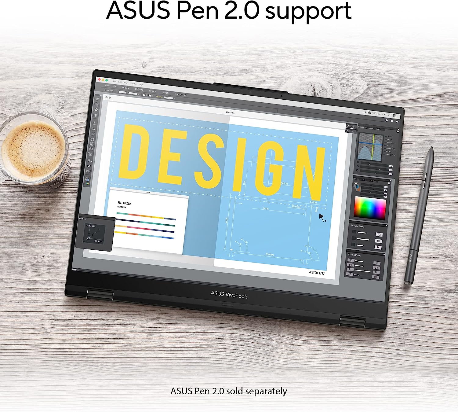 Asus Vivobook S 16 Flip TP3604VA i5-13500H, 8GB RAM, 512GB SSD, Windows 11